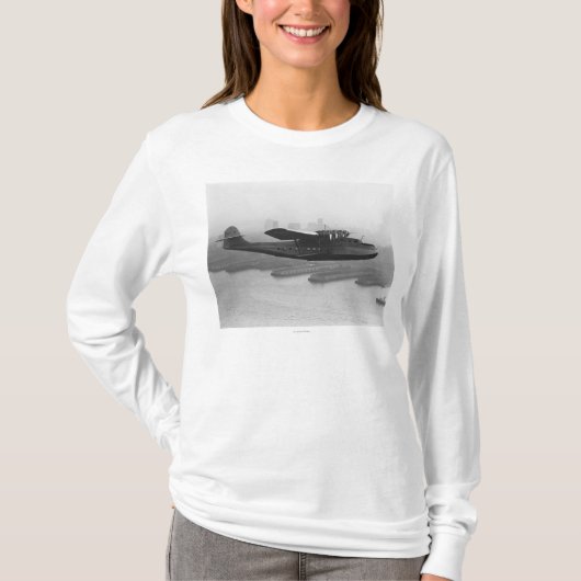 Pan American China Clipper en San Francisco T-shirt (Voorkant)