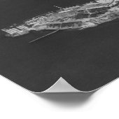 Pan American China Clipper vliegt over Poster (Hoek)