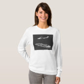 Pan American China Clipper vliegt over T-shirt (Voorkant volledig)