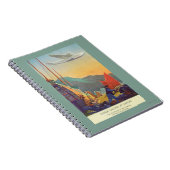 Pan-American Clipper Flying Over China Notitieboek (Rechterzijde)