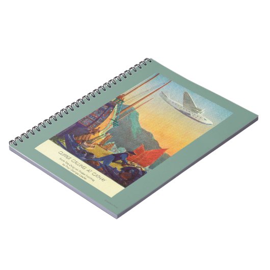 Pan-American Clipper Flying Over China Notitieboek (Linkerzijde)