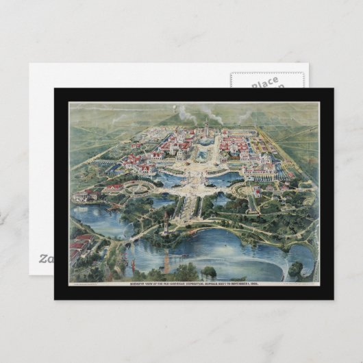 Pan American Exposition Buffalo1901 Briefkaart (Voorkant / Achterkant)