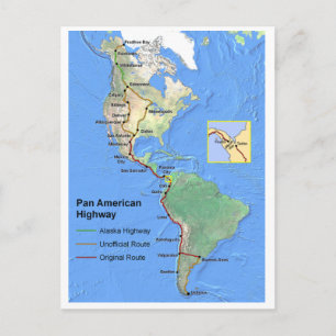 Pan American Highway Briefkaart