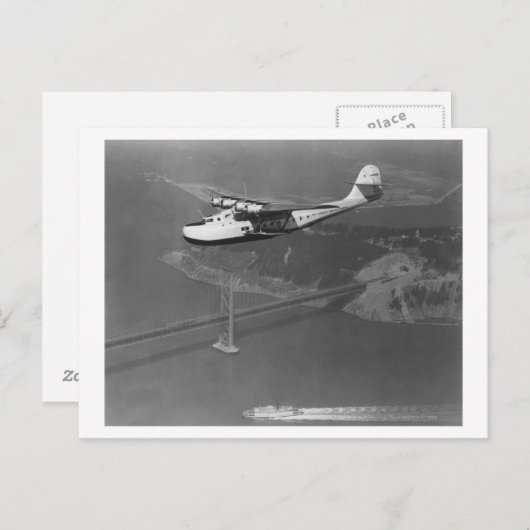 Pan American Philippine Martin Clipper over Briefkaart (Voorkant / Achterkant)