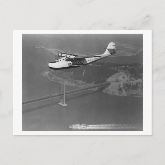 Pan American Philippine Martin Clipper over Briefkaart (Voorkant)