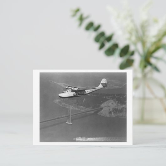 Pan American Philippine Martin Clipper over Briefkaart (Staand voorkant)