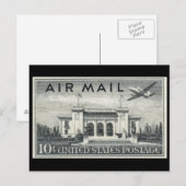 Pan American Union Building, Air Mail, Verenigde S Briefkaart (Voorkant / Achterkant)