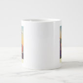 Pan-Amerikaanse Clipper die over China vliegt Grote Koffiekop (Voorkant)