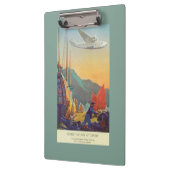 Pan-Amerikaanse Clipper die over China vliegt Klembord (Links)