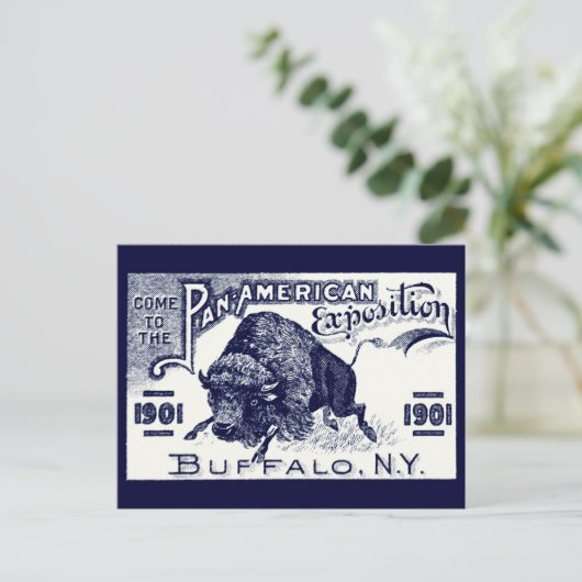Pan-Amerikaanse Expo 1901 Briefkaart (Staand voorkant)