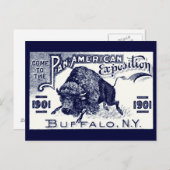 Pan-Amerikaanse Expo 1901 Briefkaart (Voorkant / Achterkant)