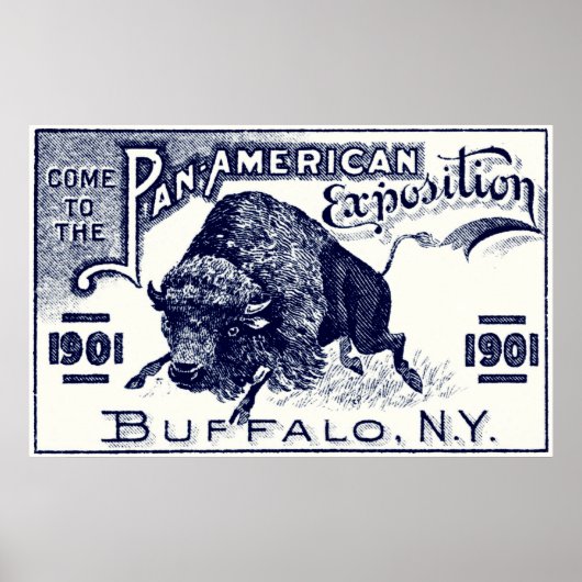 Pan-Amerikaanse Expo 1901 Poster (Voorkant)