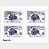Pan-Amerikaanse Expo 1901 Rechthoekige Sticker (Vel)