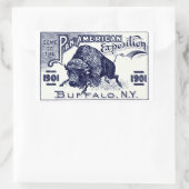 Pan-Amerikaanse Expo 1901 Rechthoekige Sticker (Tas)