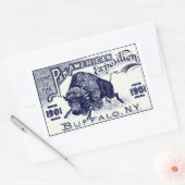 Pan-Amerikaanse Expo 1901 Rechthoekige Sticker (Envelop)