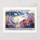  pan-Amerikaanse reisposter - Hawaii Briefkaart (Voorkant)