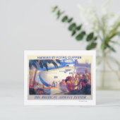 pan-Amerikaanse reisposter - Hawaii Briefkaart (Staand voorkant)