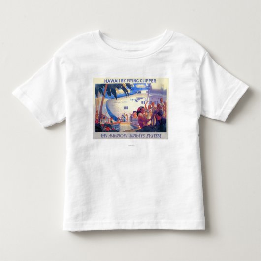  pan-Amerikaanse reisposter - Hawaii Kinder Shirts (Voorkant)