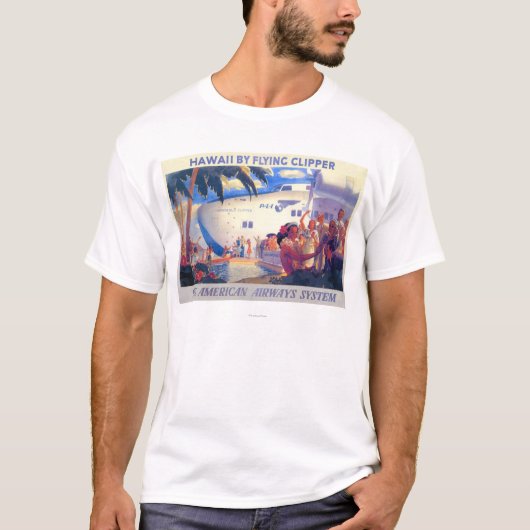  pan-Amerikaanse reisposter - Hawaii T-shirt (Voorkant)