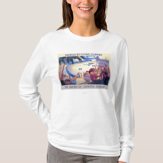 pan-Amerikaanse reisposter - Hawaii T-shirt (Voorkant)