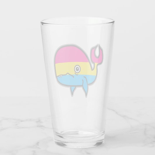 Pan-angstige, maar gepantserde walvisbril glas (Achterkant)