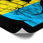 Pan ASL Pride Pansexual Hearing Loss Deaf Awarenes Poster (Hoek)