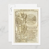 Pan, de universele god en de elementen die hij wee briefkaart (Voorkant / Achterkant)