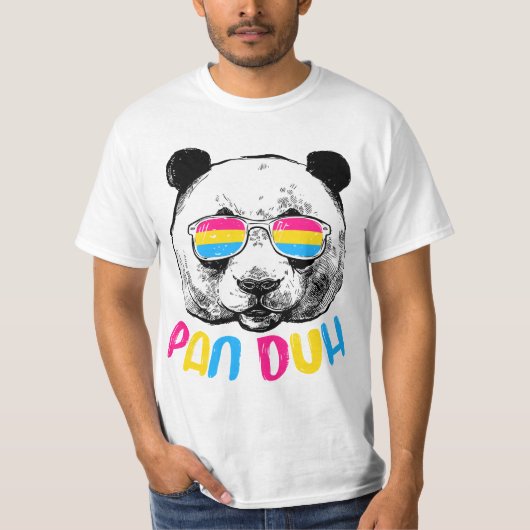 Pan Duh Pansexual Pride Flag LGBTQ T-shirt (Voorkant)
