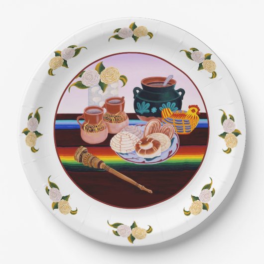 Pan Dulce Papieren Bordje (Voorkant)