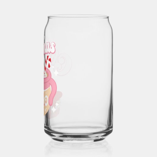 Pan Dulce y Cafecito Mexicaanse Kerst Blikvorm Glas (Links)