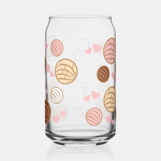 Pan Dulce y Cafecito Mexicaanse Kerst Blikvorm Glas (Rechts)