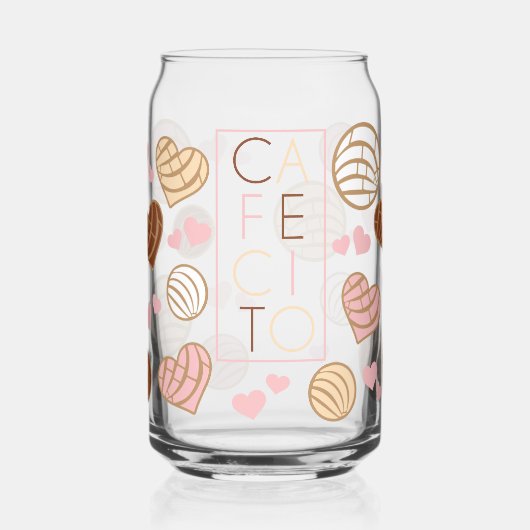 Pan Dulce y Cafecito Mexicaanse Kerst Blikvorm Glas (Links)