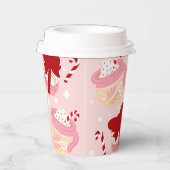 Pan Dulce y Cafecito Mexicaanse Kerst Papieren Bekers (Rechts)