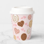 Pan Dulce y Cafecito Mexicaanse Kerst Papieren Bekers (Achterkant)