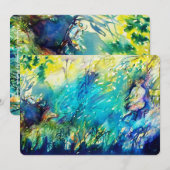 PAN EN DEER IN HET BOSTER (Voorkant / Achterkant)