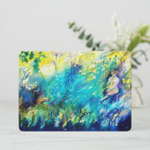 PAN EN DEER IN HET BOSTER (Staand voorkant)