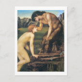 Pan en Psyche - Edward Burne-Jones Briefkaart (Voorkant)