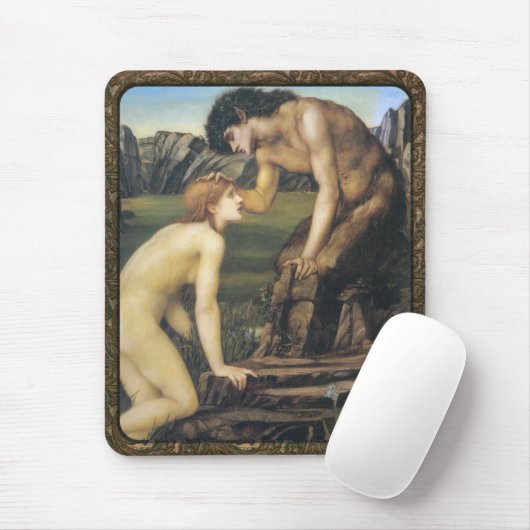Pan en Psyche Mousepad Muismat (Met muis)