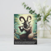 Pan - Faun Briefkaart (Staand voorkant)