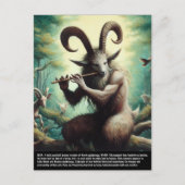 Pan - Faun Briefkaart (Voorkant)