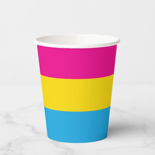 Pan Flag Papieren Bekers (Links)