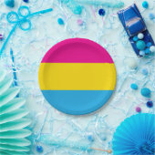 Pan Flag Papieren Bordje (Feest)