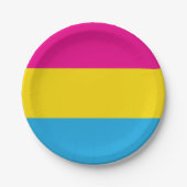 Pan Flag Papieren Bordje (Voorkant)