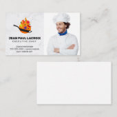 Pan Flipping Food | Chef Visitekaartje (Voorkant / Achterkant)
