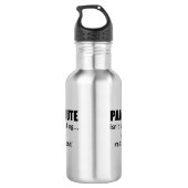 Pan fluit is niet alles water fles (Achterkant)