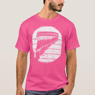 Pan fluitist instrumentpanfluit t-shirt