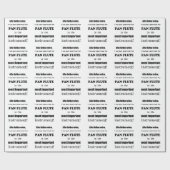 Pan Flute Belangrijkste instrument Cadeaupapier (Vlak)