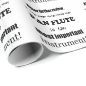 Pan Flute Belangrijkste instrument Cadeaupapier (Rol Hoek)