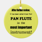 Pan Flute Belangrijkste instrument Keramisch Ornament (Achterkant)