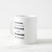 Pan Flute Belangrijkste instrument Koffiemok (Voorkant links)